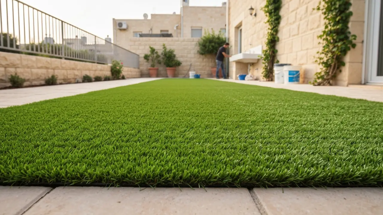 איך נראה תהליך התקנת דשא סינטטי למטר, משלב ההזמנה ועד הגינה המוגמרת? - גנן